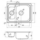 Мойка кухонная Iddis Strit STR60SZi77