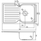 Мойка кухонная Iddis Strit STR78SRi77