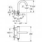 Смеситель для ванны Grohe Atrio 32652003