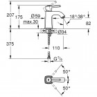 Смеситель для раковины Grohe Grandera 23310IG0