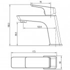 Смеситель для раковины Aquanet Gotic AF440-10C 00216772