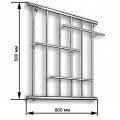 Полотенцесушитель водяной Ника Econ ПМ 6 50x80