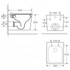 Унитаз подвесной Fubini FB002 Diamond безободковый