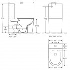 Унитаз Fubini FB0055 безободковый