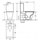 Унитаз WeltWasser Rotbach 001 GL-WT безободковый