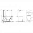 Унитаз WeltWasser Salzbach 001 MT-WT безободковый