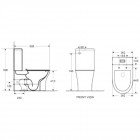 Унитаз WeltWasser Telbach 001 MT-WT безободковый