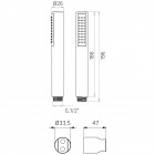 Душевой гарнитур Palazzani Idrotech 9910E710G