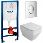 Инсталляция Grohe Rapid SL 38721001 + унитаз OWL Eld Ruta-H OWLT190601 безободковый с сиденьем