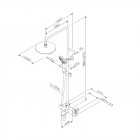 Душевая система Am.Pm Gem F0790510