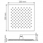 Верхний душ WasserKRAFT Aisch A198