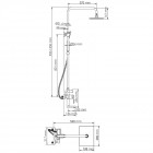 Душевая система WasserKRAFT Wiese A18401