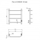 Полотенцесушитель электрический Тругор ПЭК СП 6 32 60х50