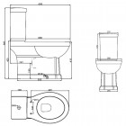 Унитаз Creo Toulon TL1002+TL1003+TL1001