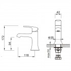 Смеситель для раковины Zeegres Z.Rill 47003001