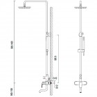 Душевая система Zeegres Z.Rill 47052001