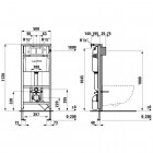 Инсталляция с унитазом Laufen Pack Pro Rimless 8.6996.6.000.000.R
