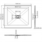 Поддон стеклокомпозитный WasserKRAFT Elbe 74T10