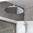 Душевая кабина IDO Showerama 10-5 пятиугольная 80x90 профиль белый, стекло прозрачное/прозрачное