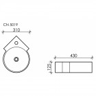 Раковина угловая Ceramica Nova Element CN5019