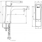 Смеситель для раковины Lemark Ursus LM7206BL