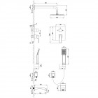 Душевая система встраиваемая Lemark Unit LM4522C