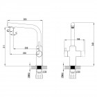 Смеситель для кухни Lemark Comfort LM3060C