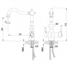 Смеситель для кухни Lemark Comfort LM3065C