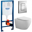 Инсталляция Grohe Rapid SL 38772001 + унитаз Esbano Azalea white безободковый с сиденьем