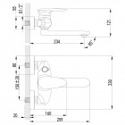 Смеситель универсальный Lemark Status LM4414C