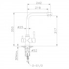 Смеситель для кухни Lemark Expert LM5060S