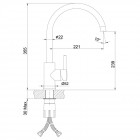 Смеситель для кухни Lemark Expert LM5078S