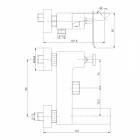 Смеситель для ванны Lemark Contest LM5814CW