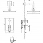 Душевая система встраиваемая Lemark Contest LM5829CW