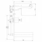 Смеситель для раковины встраиваемый Lemark Contest LM5826CW