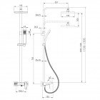 Душевая система Lemark Contest LM5862CW