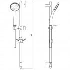 Душевой гарнитур Lemark LM8067C