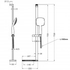 Душевой гарнитур Lemark LM8073C