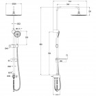 Душевой гарнитур Lemark LM8809C