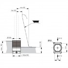 Скрытая часть напольного смесителя Ideal Standard Melange A6133NU