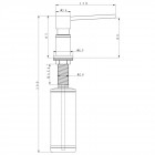 Дозатор для жидкого мыла Paulmark Kraft D003-328