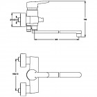 Смеситель универсальный Ideal Standard Connect Blue B9923AA