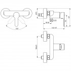 Смеситель для душа Ideal Standard Sesia BC207AA