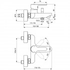 Смеситель для ванны Ideal Standard Sesia BC208AA