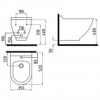 Биде подвесное Bien Harmony HRBA05201VD1W3000