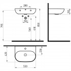 Раковина накладная Bien Vokha MDLS05501FD1B7000K