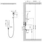 Душевая система встраиваемая Timo Petruma SX-5019/03SM термостат