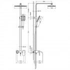 Душевая система Timo Selene SX-1013/03