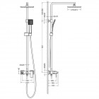 Душевая система Timo Selene SX-1030/17