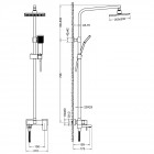 Душевая система Timo Selene SX-2013/17